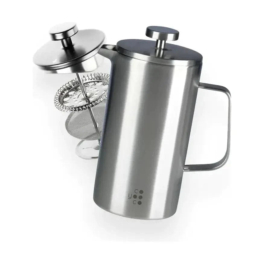 French Press - Press-Stempel-Kanne verschiedene Farben von COYOOCO French Press COYOOCO Edelstahl gebürstet - Rheinland.Coffee