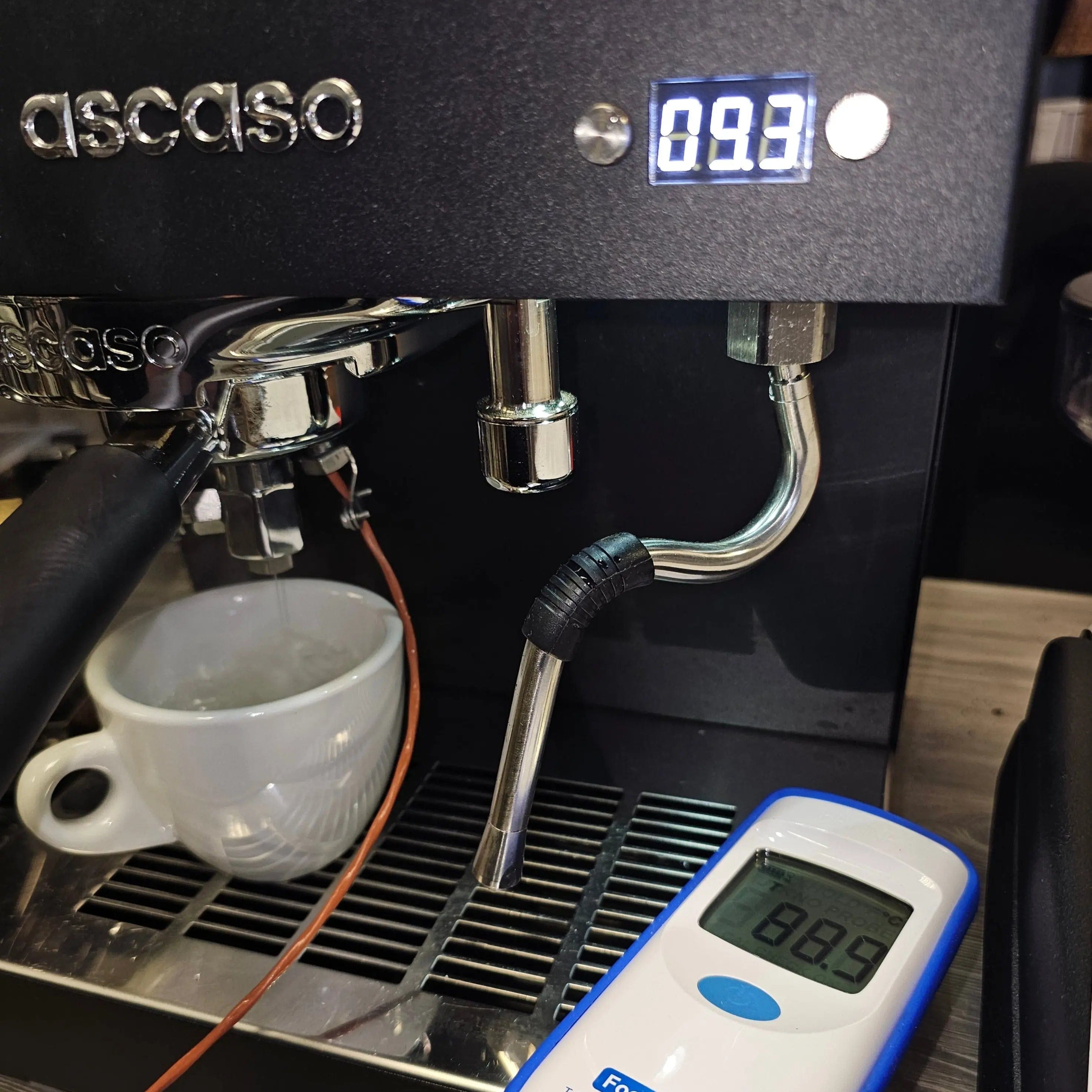 Offset-Einstellung Ascaso Steel – Temperatur Kalibrierung deiner Maschine Service Rheinland.Coffee - Rheinland.Coffee