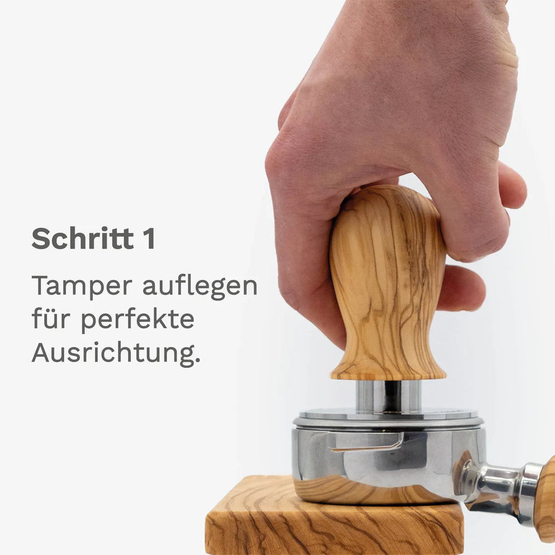 WIEDECENT Tamper V6 - Selbstausrichtend und druckreguliert Tamper Wiedemann Manufaktur - Rheinland.Coffee