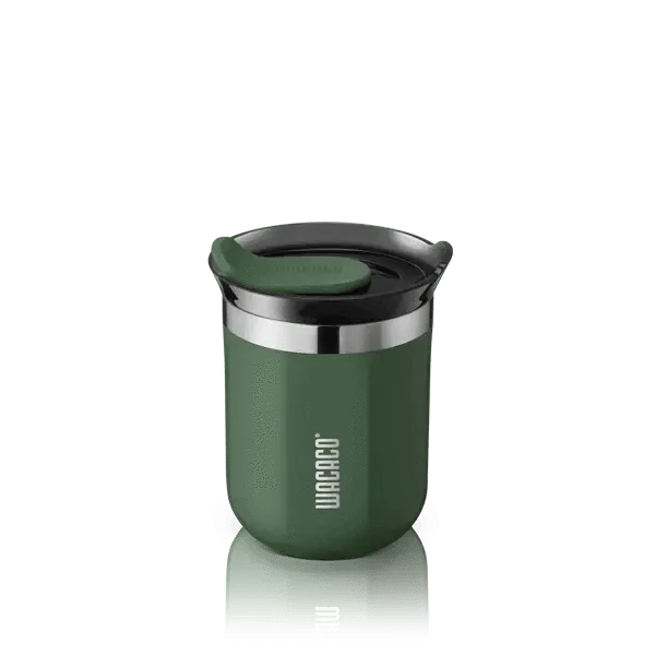 WACACO Octaroma - Vakuum-Isolierter Kaffeebecher für unterwegs Kaffee mobil WACACO Grün 180 ml - Rheinland.Coffee