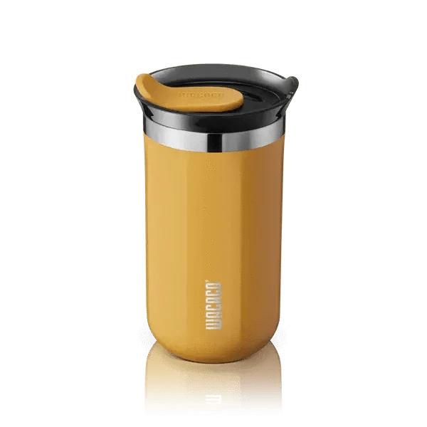 WACACO Octaroma - Vakuum-Isolierter Kaffeebecher für unterwegs Kaffee mobil WACACO Gelb 300 ml - Rheinland.Coffee