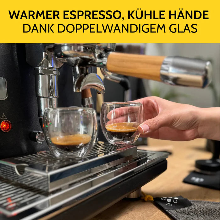 Espressogläser Doppelwandig 2er Pack 80 ml von COYOOCO Espresso Glas COYOOCO    - Rheinland.Coffee