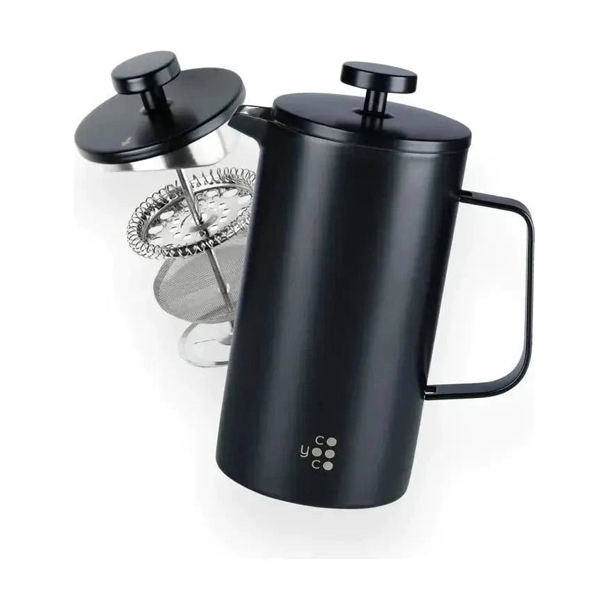 French Press - Press-Stempel-Kanne verschiedene Farben von COYOOCO French Press COYOOCO Schwarz - Rheinland.Coffee