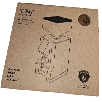 Original Deckel für Eureka Mignon Furnier Nuss Eiche Olive oder Metall Holzapplikationen Eureka - Rheinland.Coffee