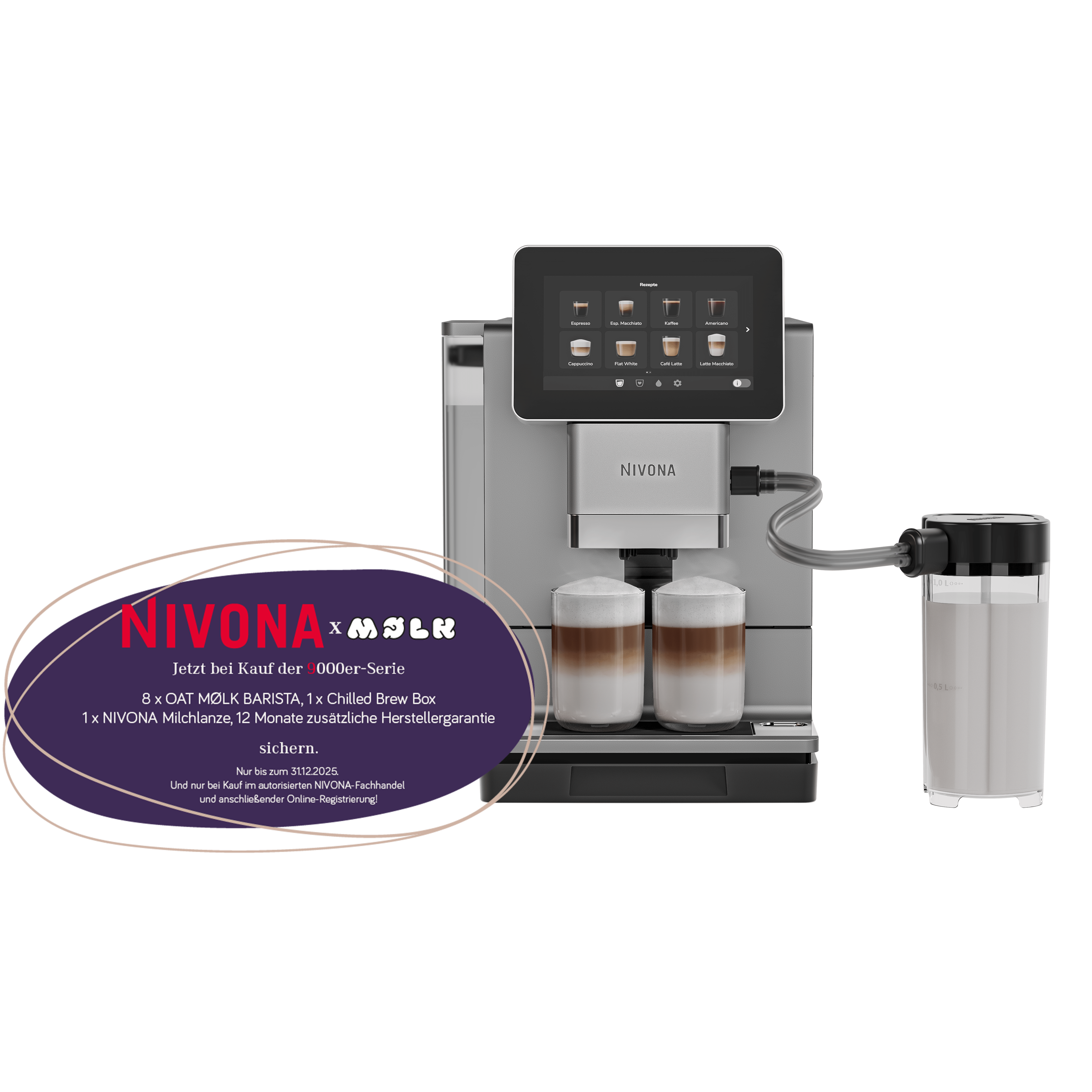 Nivona NICR 9103 Titan - Neuheit 2025 Kaffeevollautomat Nivona - Rheinland.Coffee