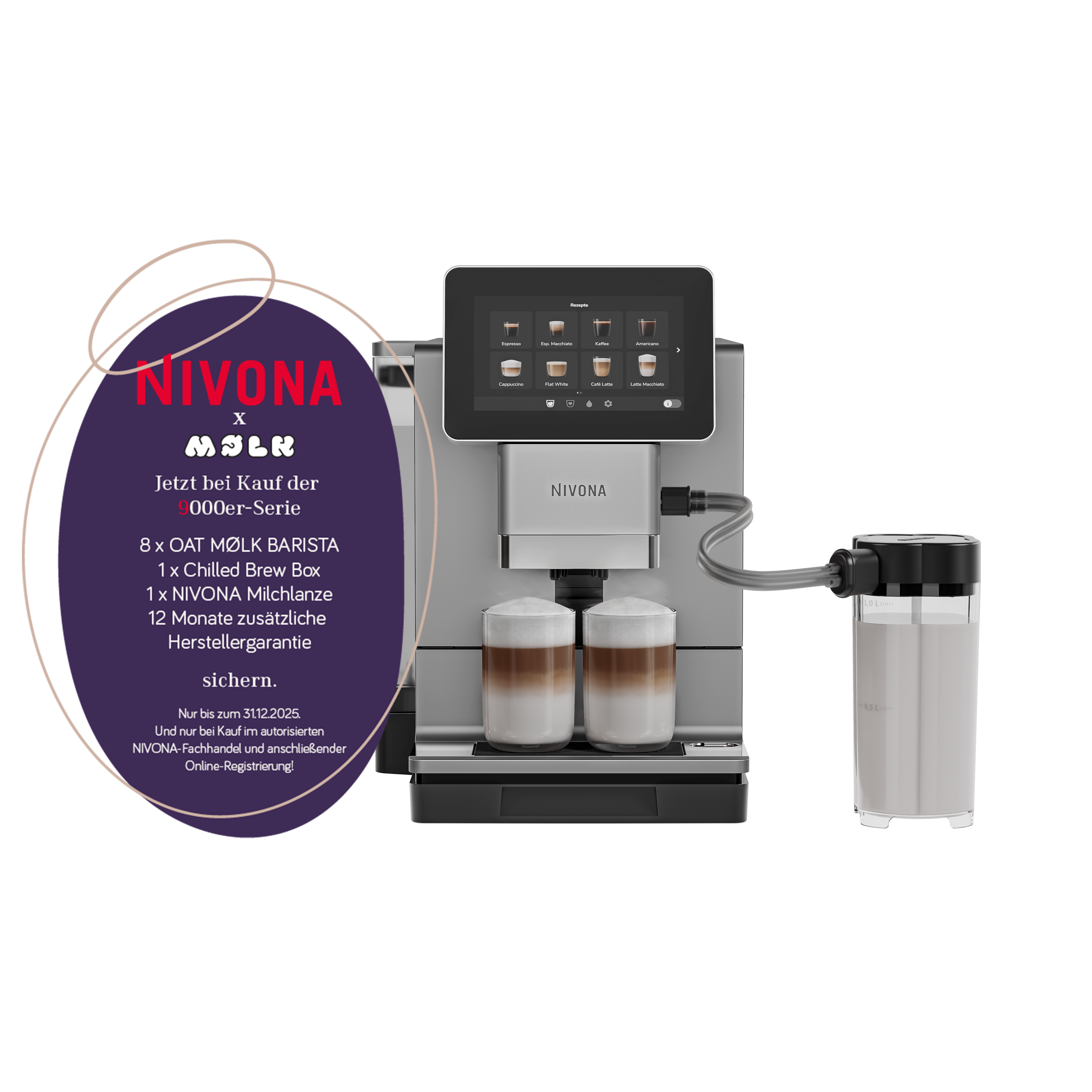 Nivona NICR 9103 Titan - Neuheit 2025 Kaffeevollautomat Nivona - Rheinland.Coffee