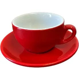 Cappuccino-Tasse Rot dickwandig Nuova Point