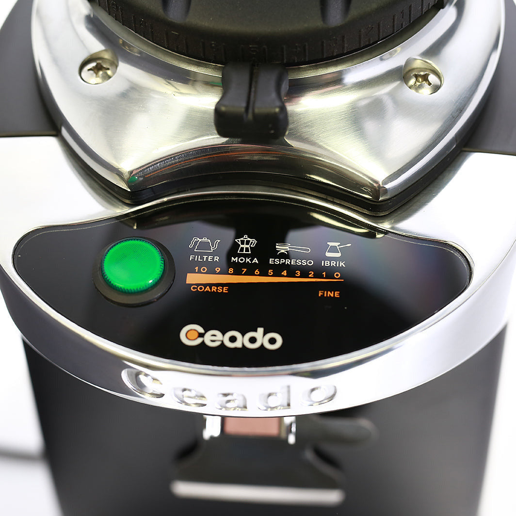 ceado E8D schwarz Kaffeemühle für deinen Laden - 83 mm Mahlscheiben Kaffeemühlen Ceado    - Rheinland.Coffee