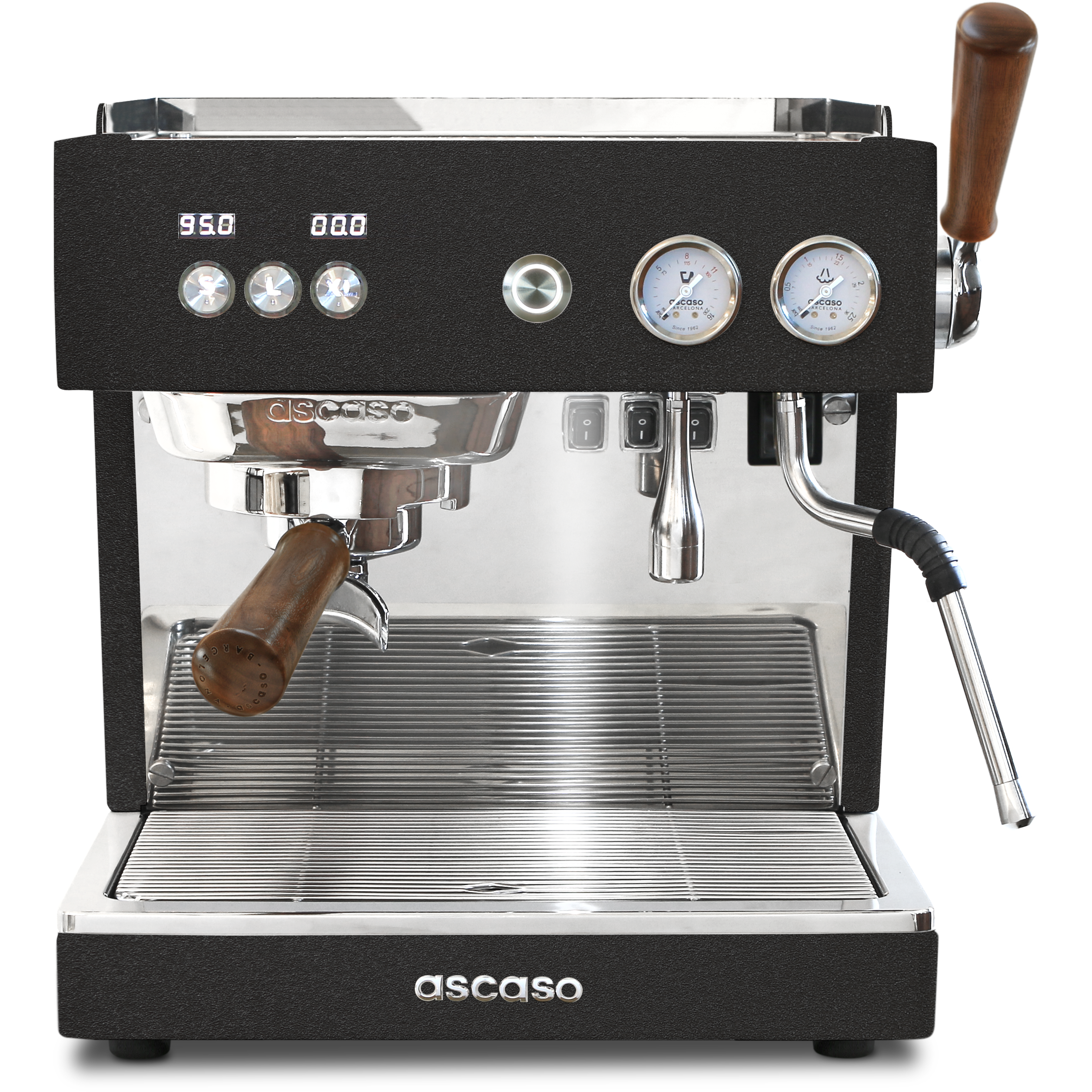ascaso Baby T Zero - Schwarz - Thermoblock und Dampfkessel Espressomaschinen Ascaso Schwarz   - Rheinland.Coffee