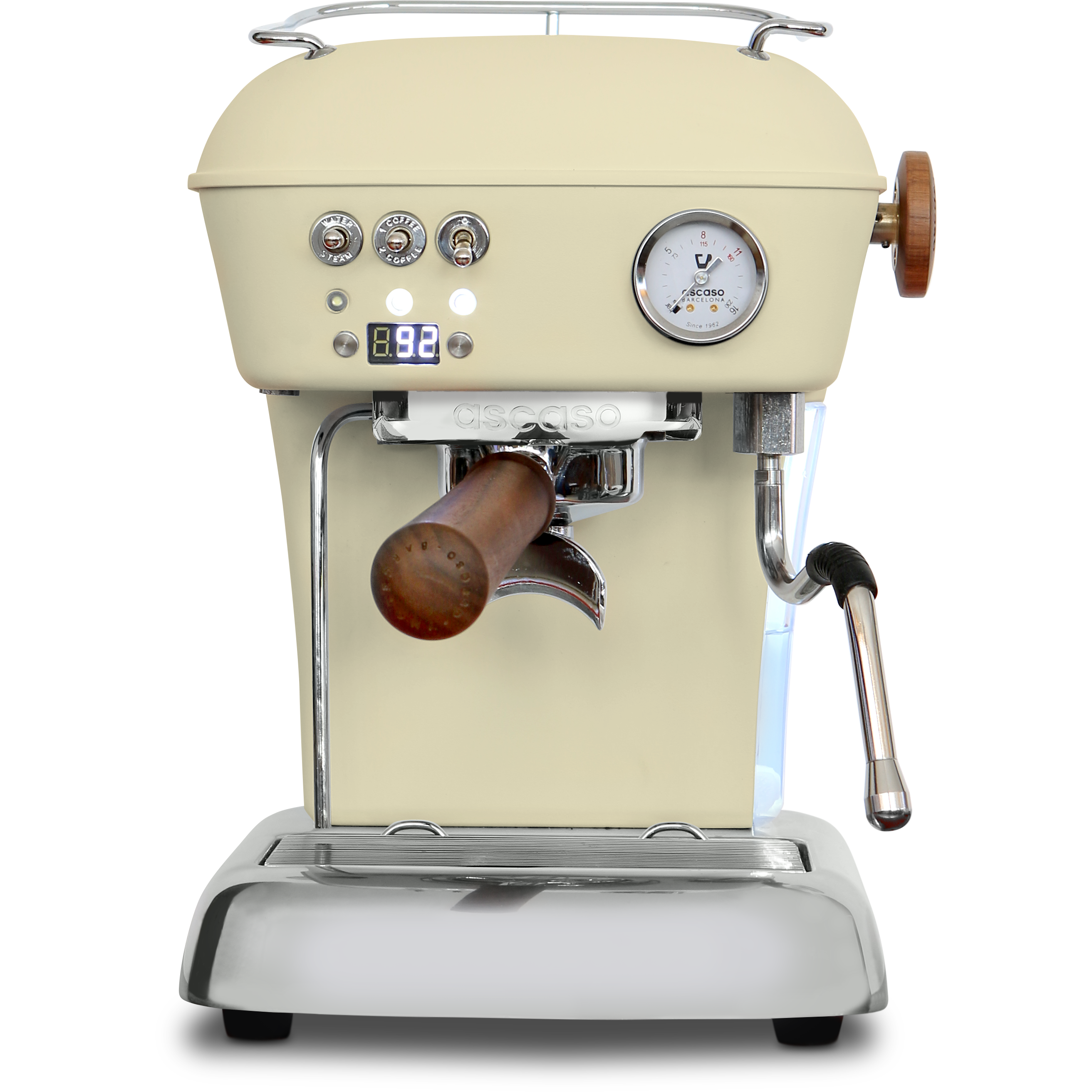 Ascaso DREAM PID 9 verschiedene Farben - Schnell startbereit Espressomaschinen Ascaso Creme   - Rheinland.Coffee