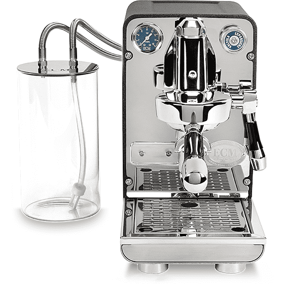 ECM Puristika - Einkreislauf-System mit Fast Heat Up im Spitzendesign Espressomaschinen ECM Chrom / Inox   - Rheinland.Coffee