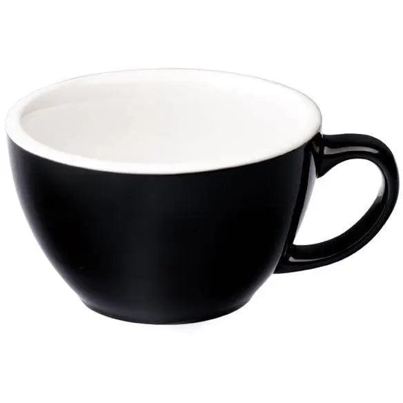 Milchkaffee Tasse Schwarz 300 ml