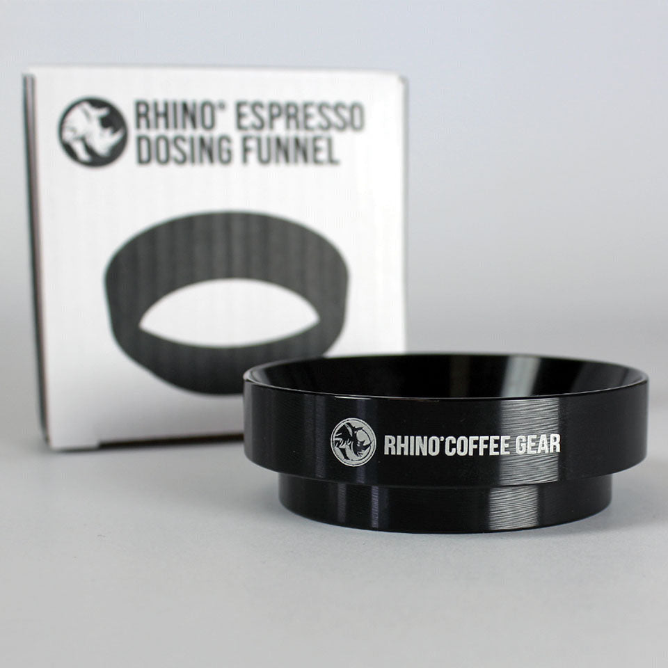 Rhinowares Dosing Funnel - Dosierring schwarz für 58 mm Siebträger Dosierring Rhinowares    - Rheinland.Coffee