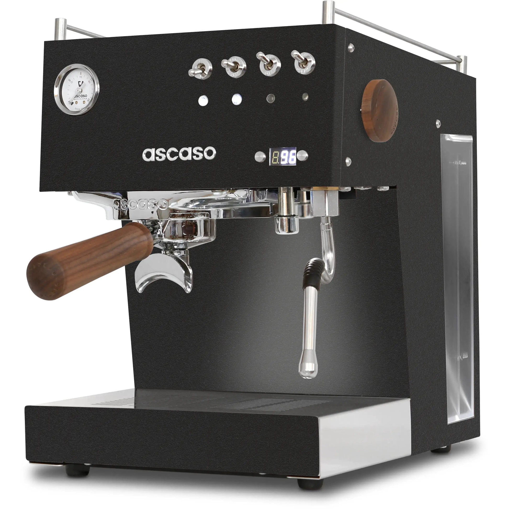 Ascaso Steel DUO PID | Schwarz Chrom oder Weiß | 25% mehr Dampfpower Espressomaschinen Ascaso - Rheinland.Coffee