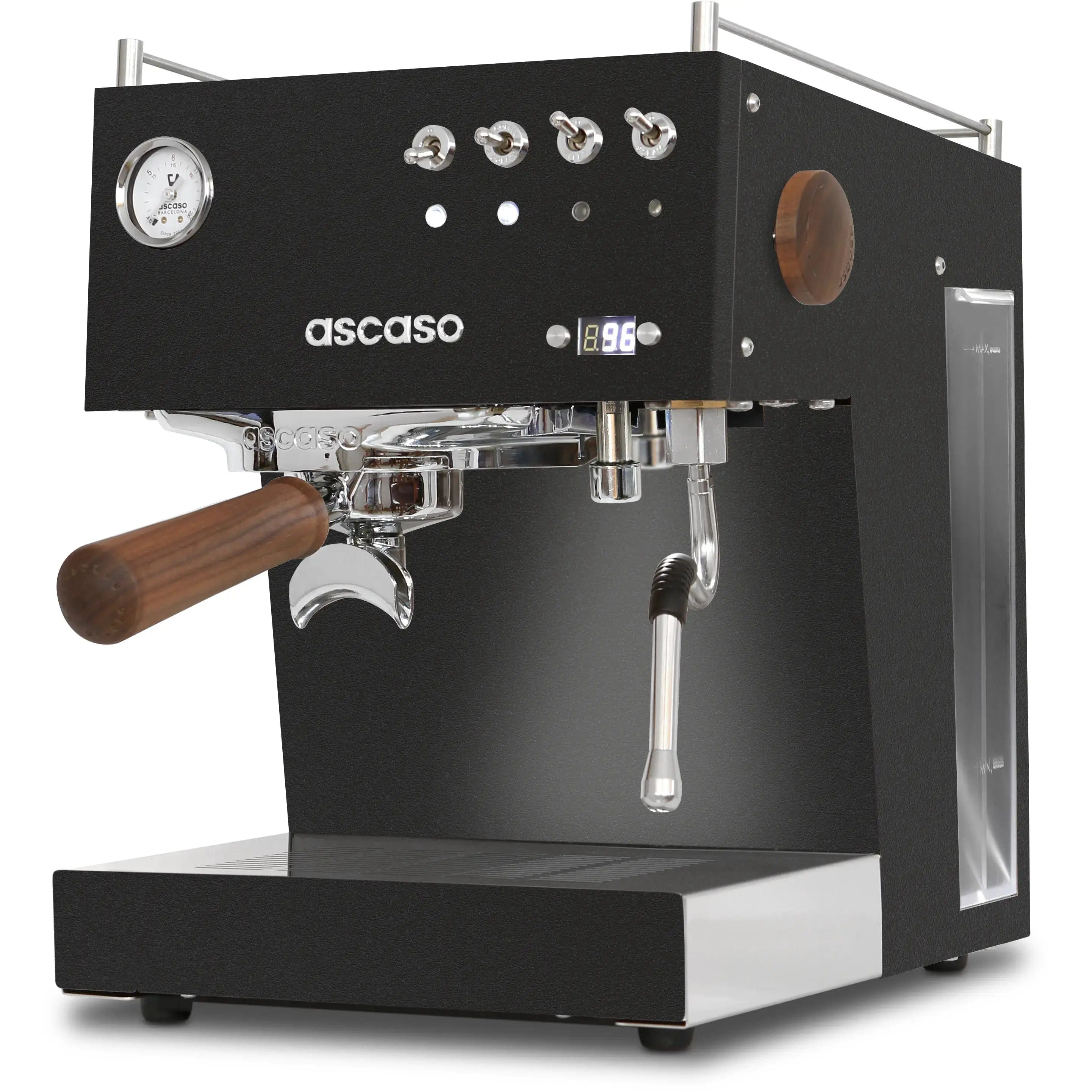 Ascaso Steel DUO PID | Schwarz Chrom oder Weiß | 25% mehr Dampfpower Espressomaschinen Ascaso - Rheinland.Coffee