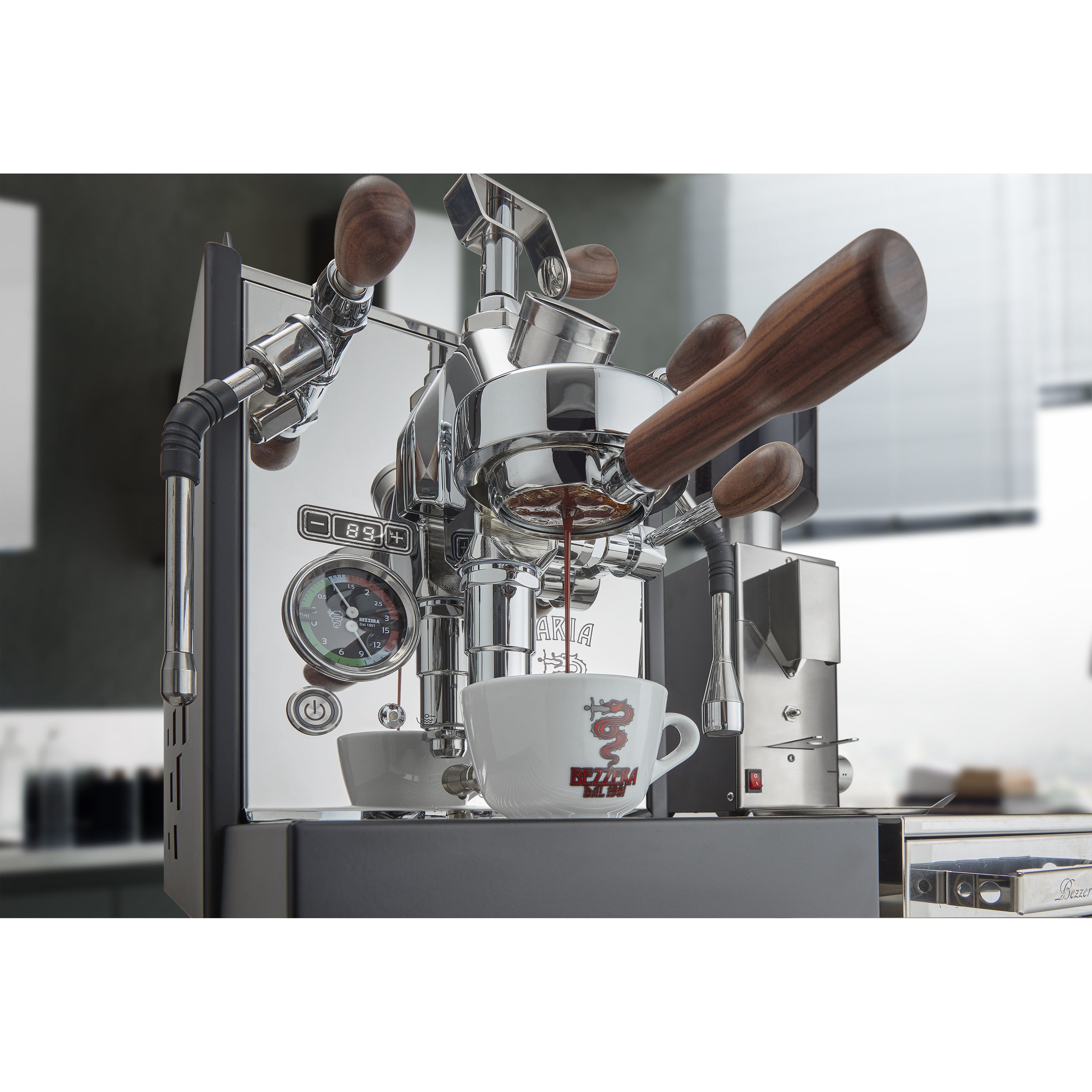 Bezzera ARIA TOP PID mit Flow Control Rotationspumpe - verschiedene Farben Espressomaschinen Bezzera    - Rheinland.Coffee