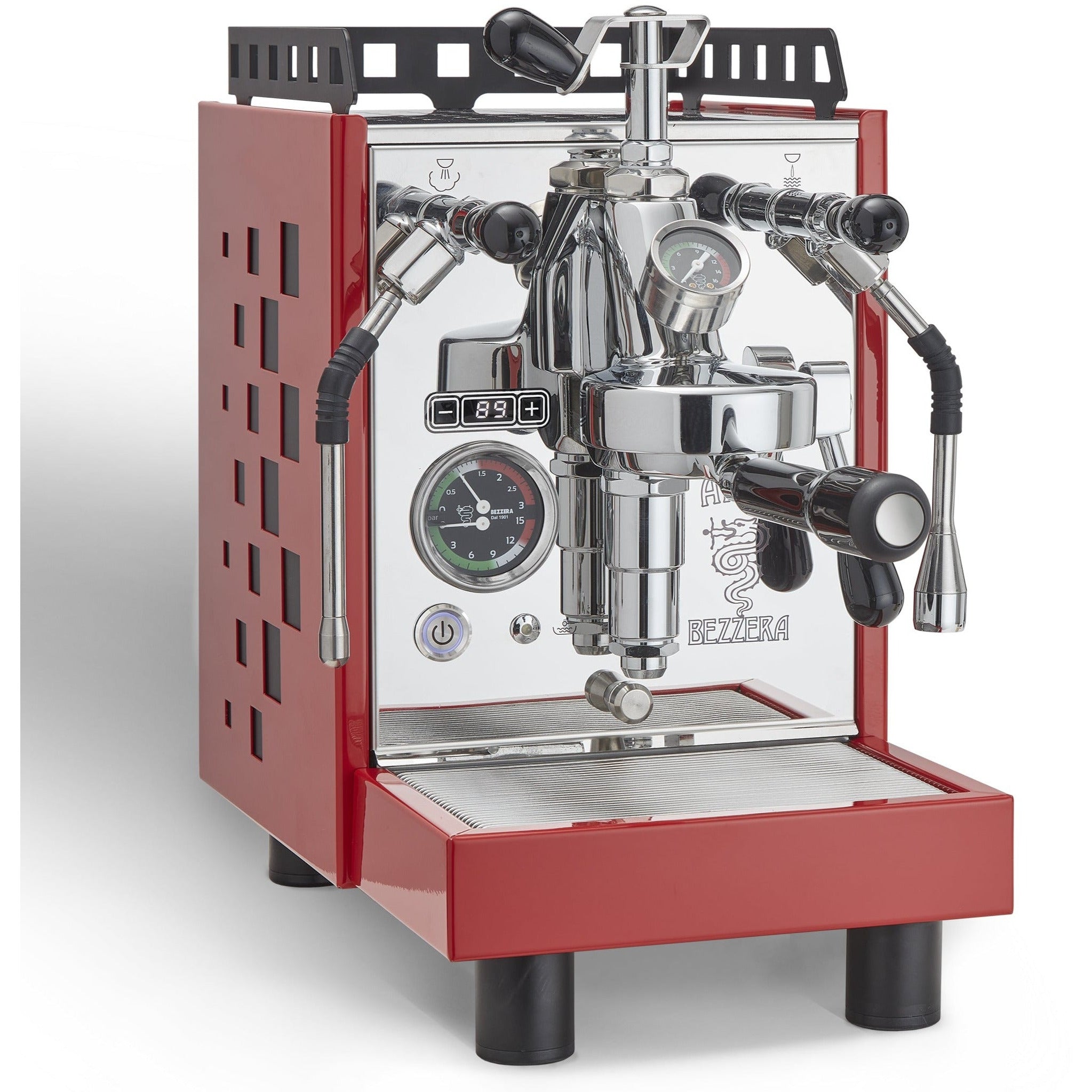 Bezzera ARIA TOP PID mit Flow Control Rotationspumpe - verschiedene Farben Espressomaschinen Bezzera Rot   - Rheinland.Coffee