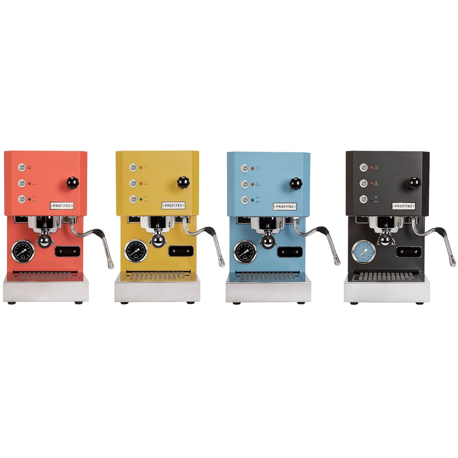 Profitec Go - Einkreiser mit Ringbrühgruppe in verschiedenen Farben mit PID Espressomaschinen Profitec    - Rheinland.Coffee