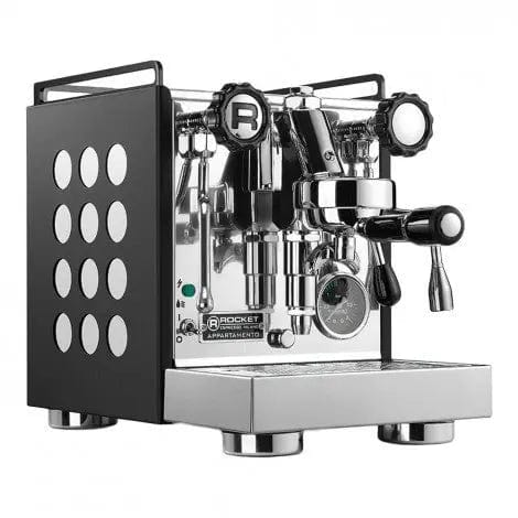 Rocket Appartamento Nero - Schwarz + Verschiedene Farben Zweikreiser Espressomaschinen Rocket Espresso Weiß - Rheinland.Coffee