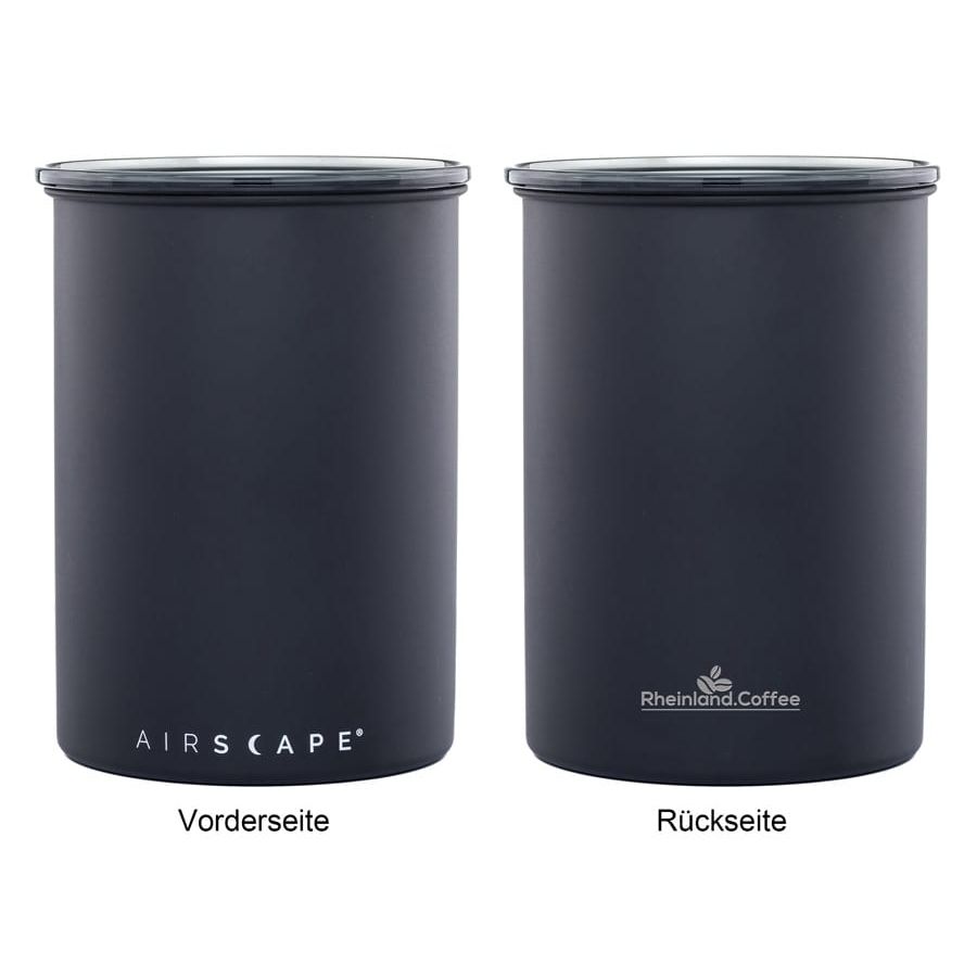 Airscape Edelstahl-Aromabehälter zur luftdichten Aufbewahrung von Kaffeebohnen
