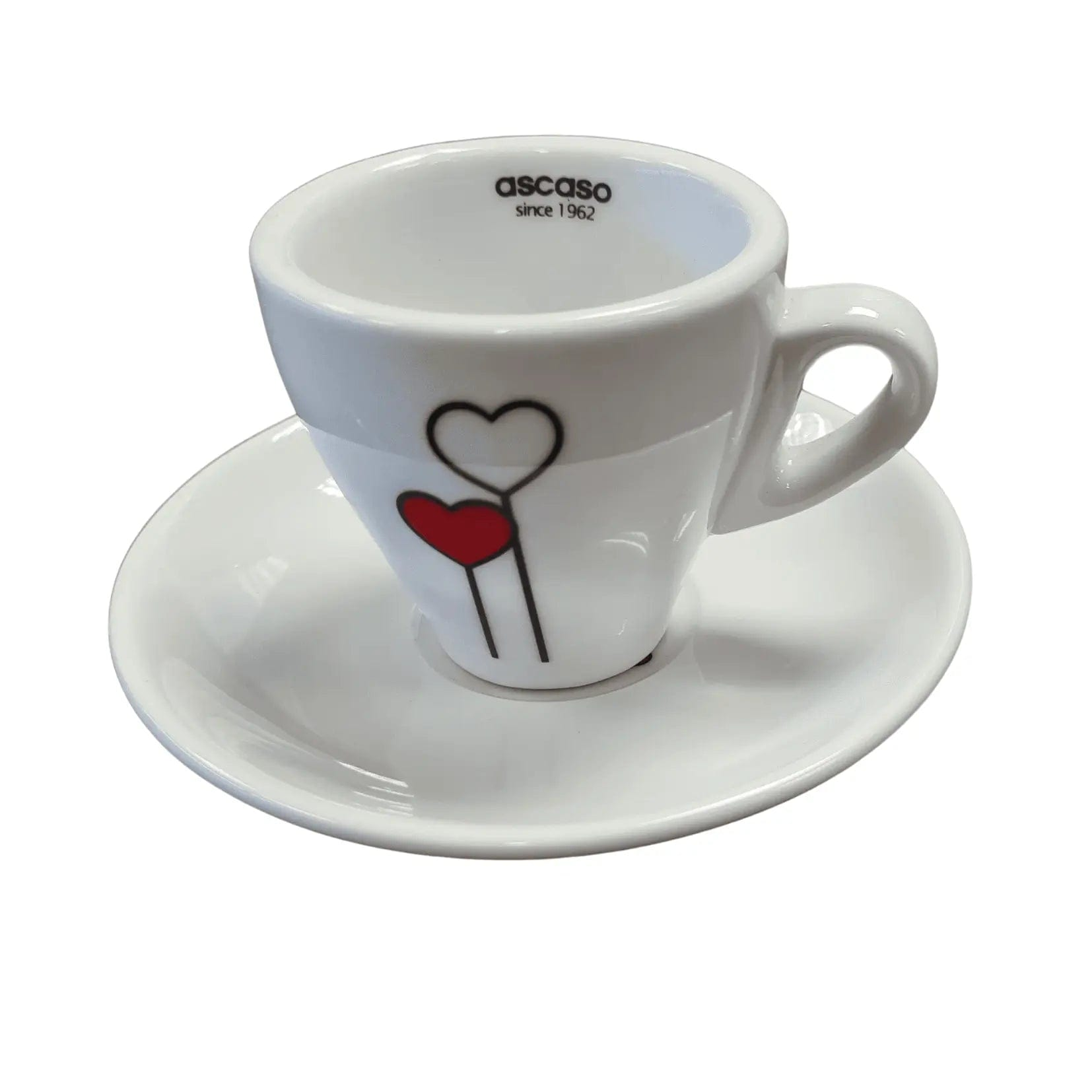 Ascaso "Love-Herz" Espresso Tasse Weiß Ascaso - Rheinland.Coffee