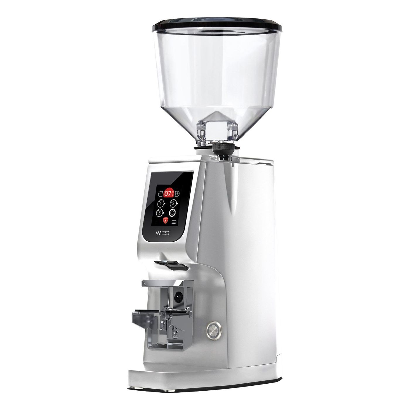 Eureka ATOM W 65 / W 75 - Grind by Weight Mühle Kaffeemühlen Eureka Chrom / Inox W65  - Rheinland.Coffee