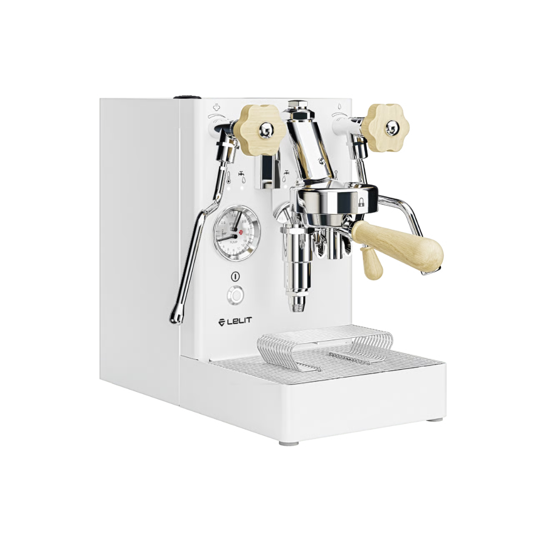 Lelit MARA X PL62X Espressomaschine – Edelstahl, Leise Pumpe, Doppelmanometer Espressomaschinen Lelit Weiß - Rheinland.Coffee