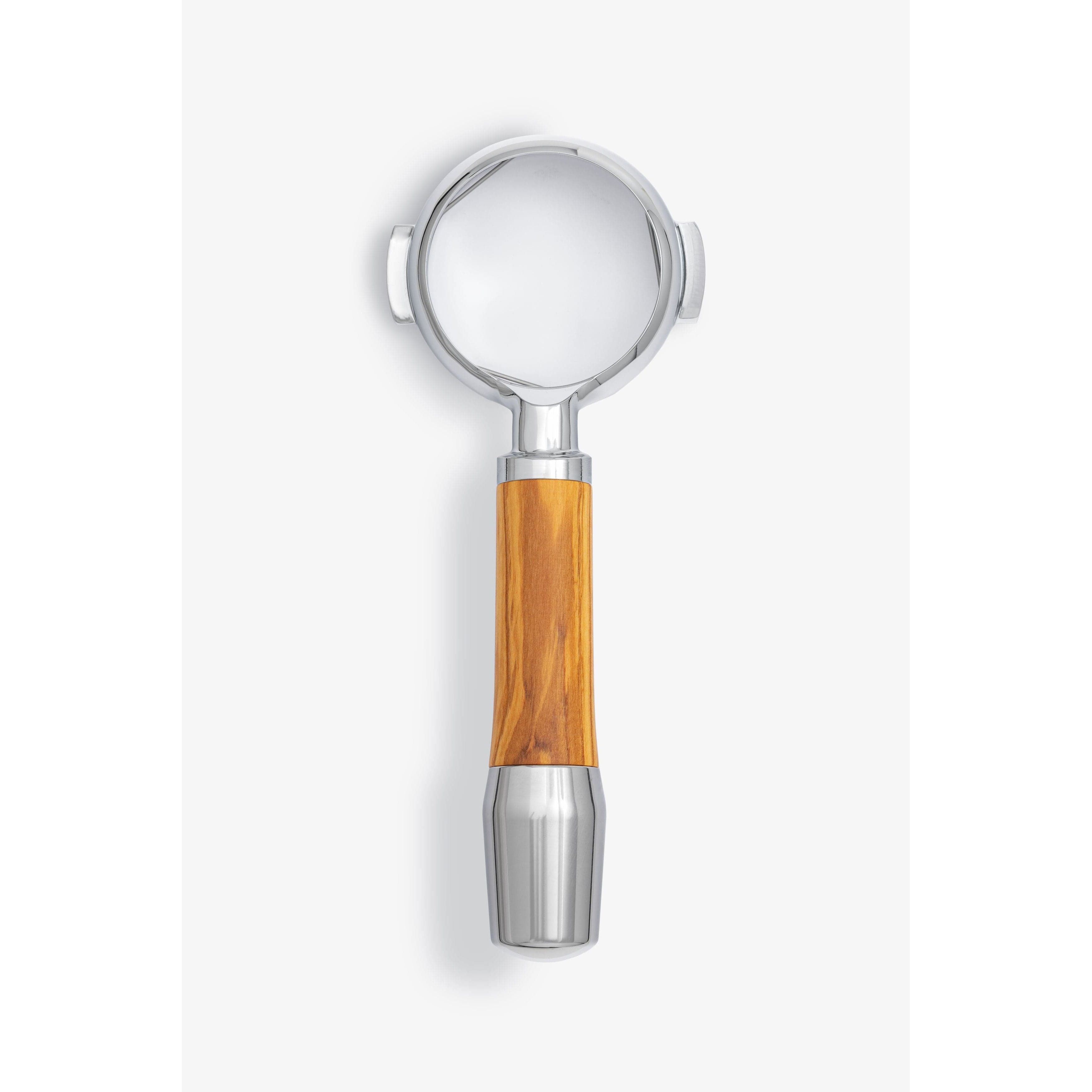 Siebträger Elegant - Für ECM und alle E61 von Wiedeman aus Holz Siebträger Wiedemann Manufaktur Olivenholz Bodenlos - Rheinland.Coffee