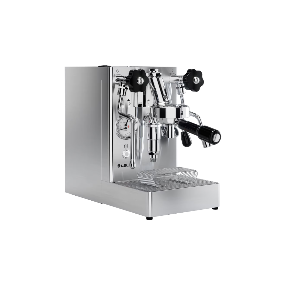 Lelit MARA X PL62X Espressomaschine – Edelstahl, Leise Pumpe, Doppelmanometer Espressomaschinen Lelit Chrom / Inox - Rheinland.Coffee