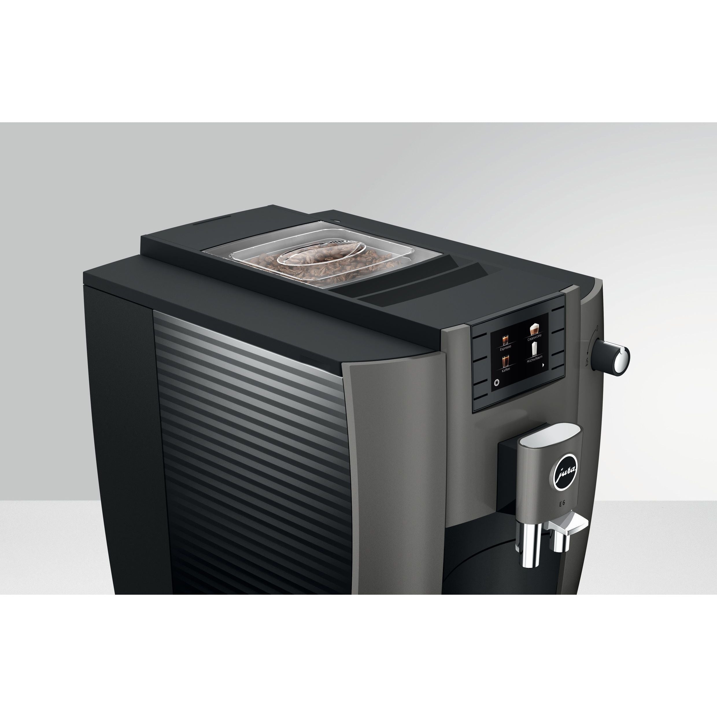 JURA E6 Dark Inox (EC) - Kaffeevollautomat 15439