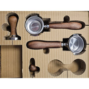 Brewspire Holz Veredelungsset für IDEA Espressolo PLUS Holzapplikationen Brewspire Nussholz - Rheinland.Coffee
