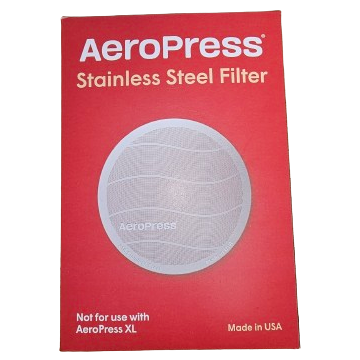 AeroPress® Stainless Steel Reusable Filter - auch für Ceado Hoop Dauerfilter Filterpapier AeroPress    - Rheinland.Coffee