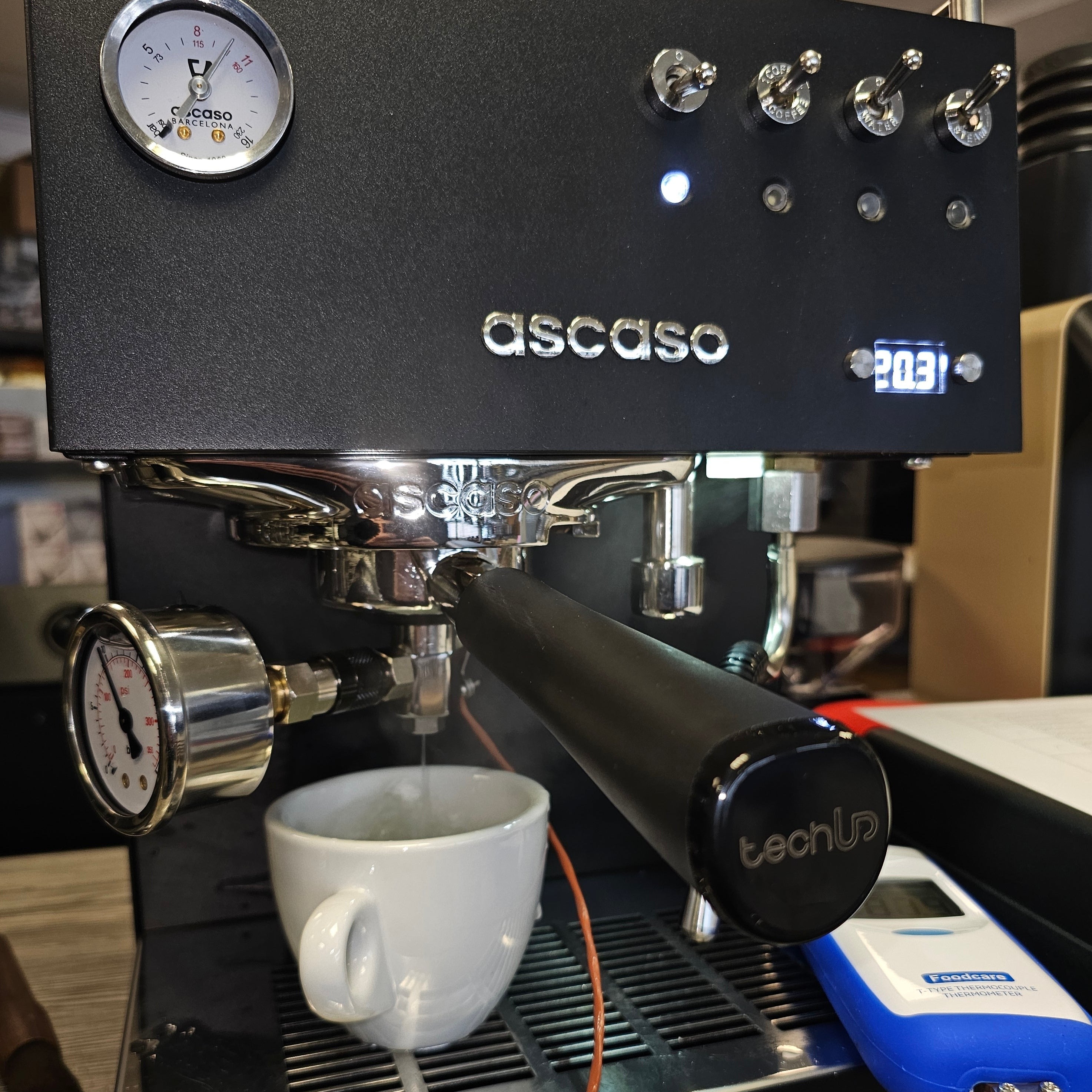 Offset-Einstellung Ascaso Steel – Temperatur Kalibrierung deiner Maschine Service Rheinland.Coffee    - Rheinland.Coffee