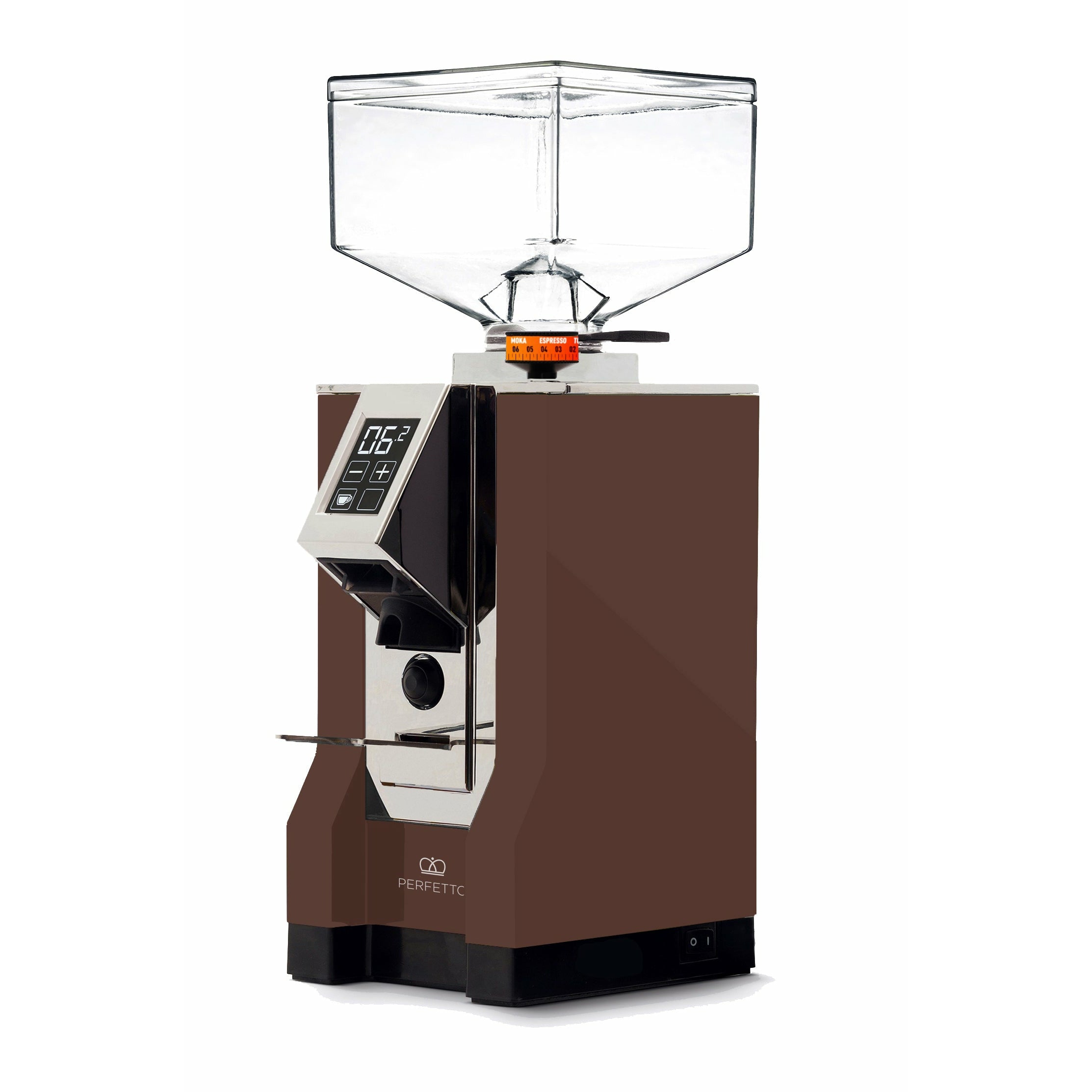 Eureka Mignon PERFETTO - Kaffeemühle Espressomühle 50 mm Mahlscheiben Kaffeemühlen Eureka Mokka Braun   - Rheinland.Coffee