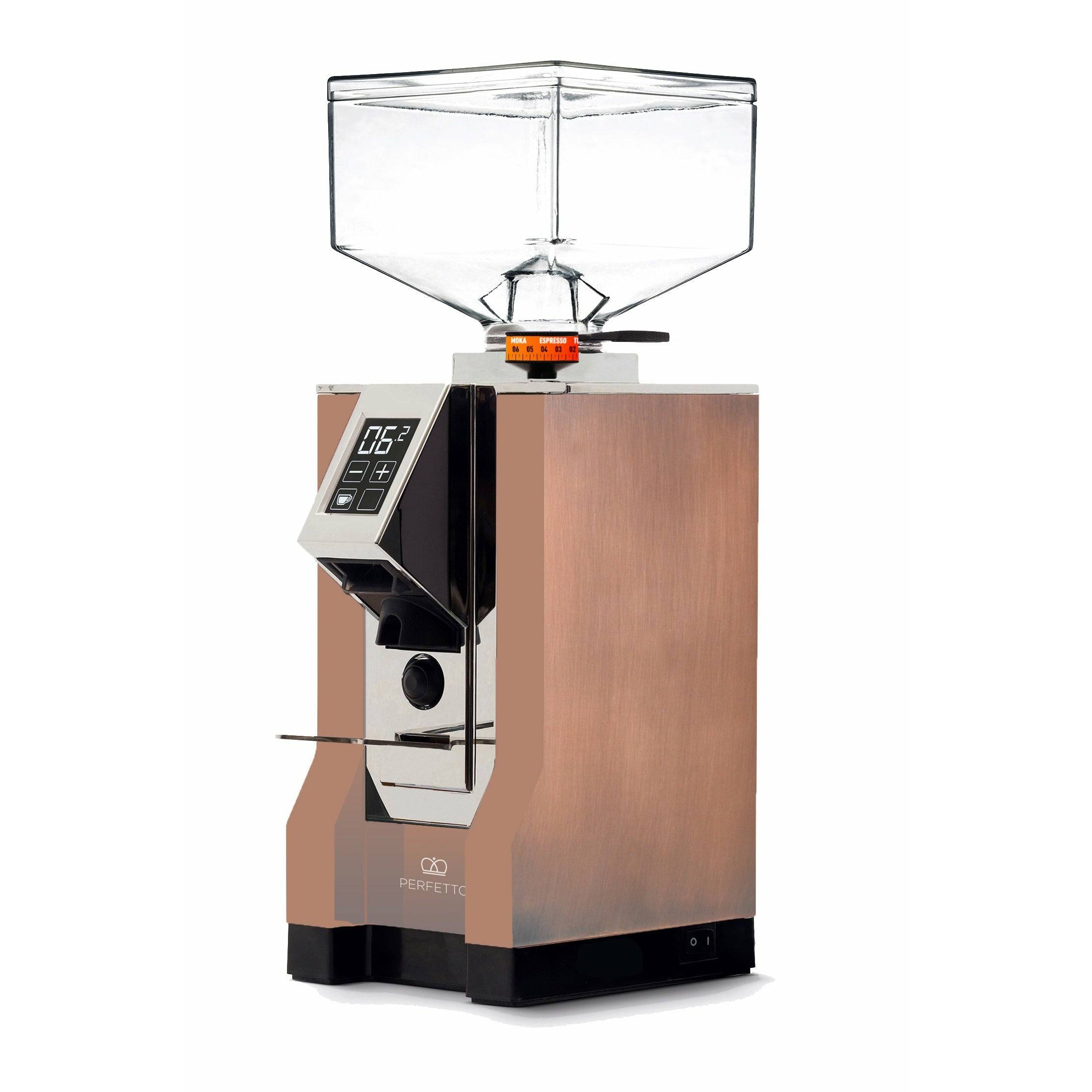 Eureka Mignon PERFETTO - Kaffeemühle Espressomühle 50 mm Mahlscheiben Kaffeemühlen Eureka Gealtertes Kupfer   - Rheinland.Coffee