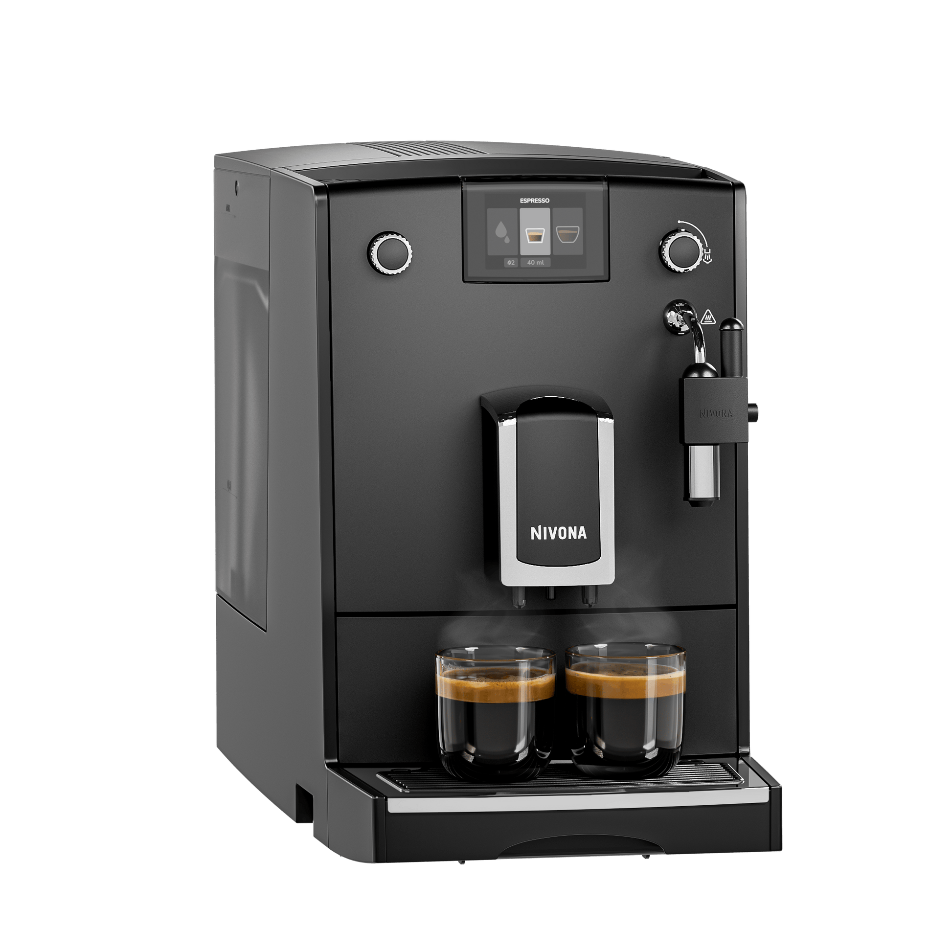Nivona NICR 5'50 Mattschwarz – Chrom – Kaffeevollautomat Kaffeevollautomat Nivona - Rheinland.Coffee