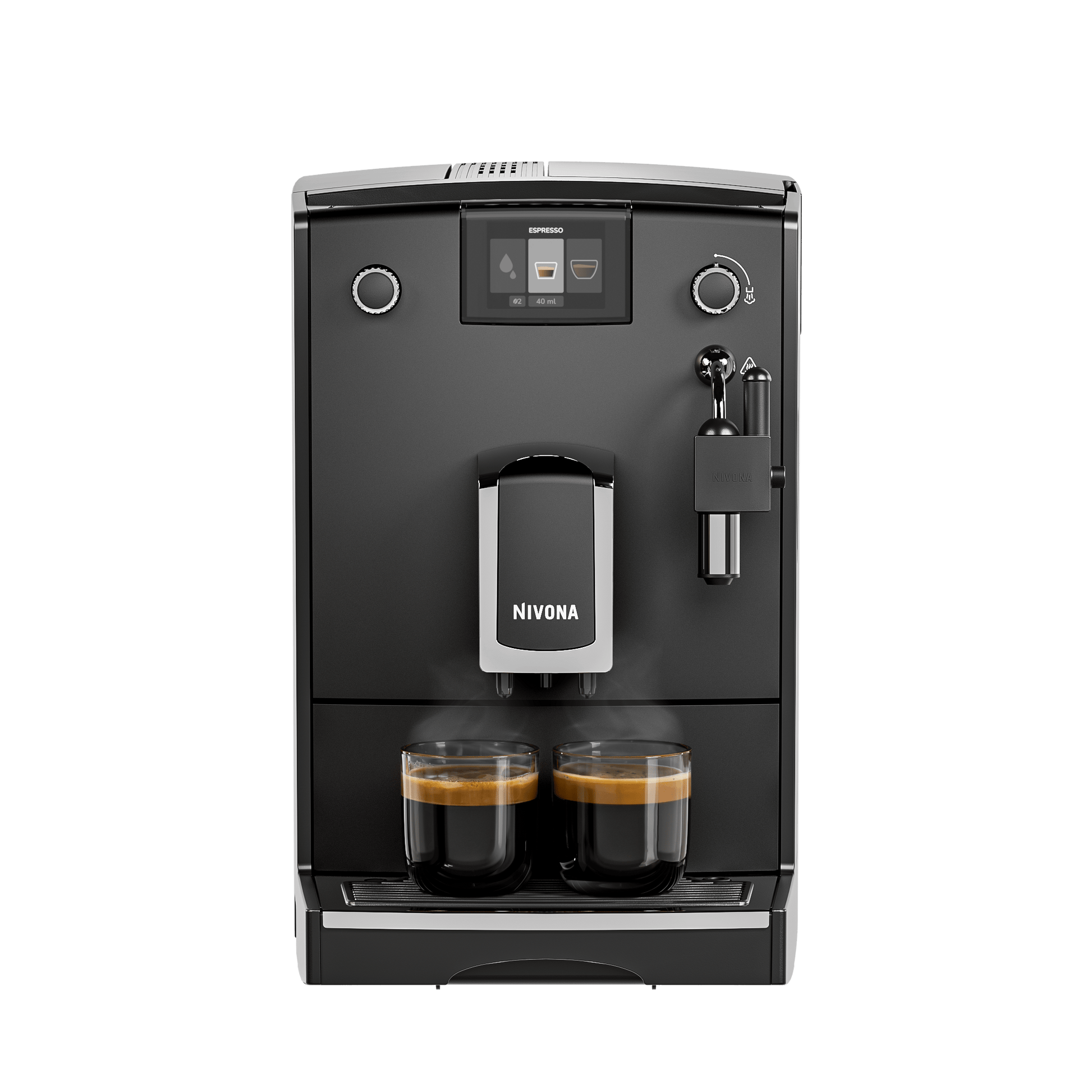Nivona NICR 5'50 Mattschwarz – Chrom – Kaffeevollautomat Kaffeevollautomat Nivona - Rheinland.Coffee