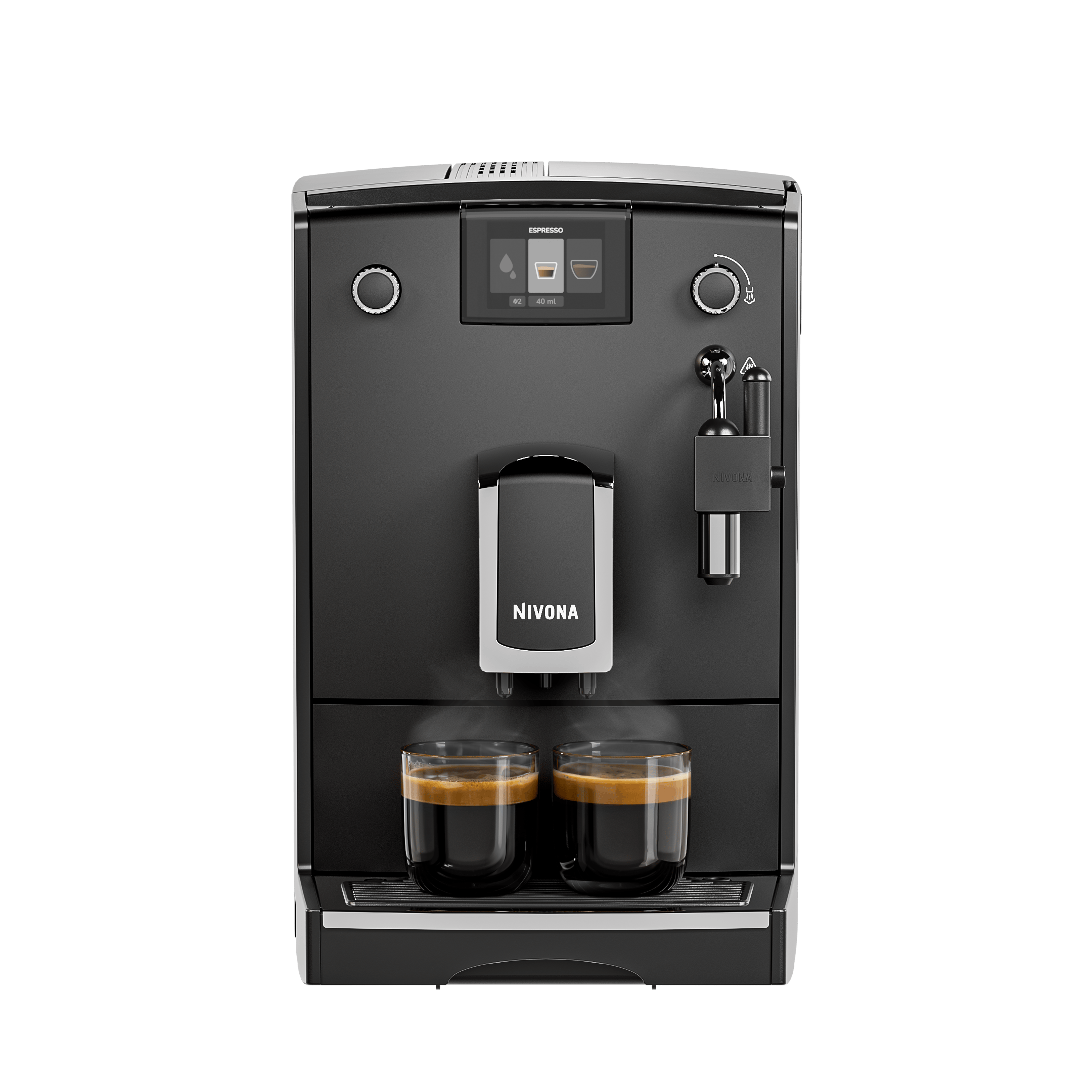 Nivona NICR 5'50 Mattschwarz – Chrom – Kaffeevollautomat Kaffeevollautomat Nivona - Rheinland.Coffee