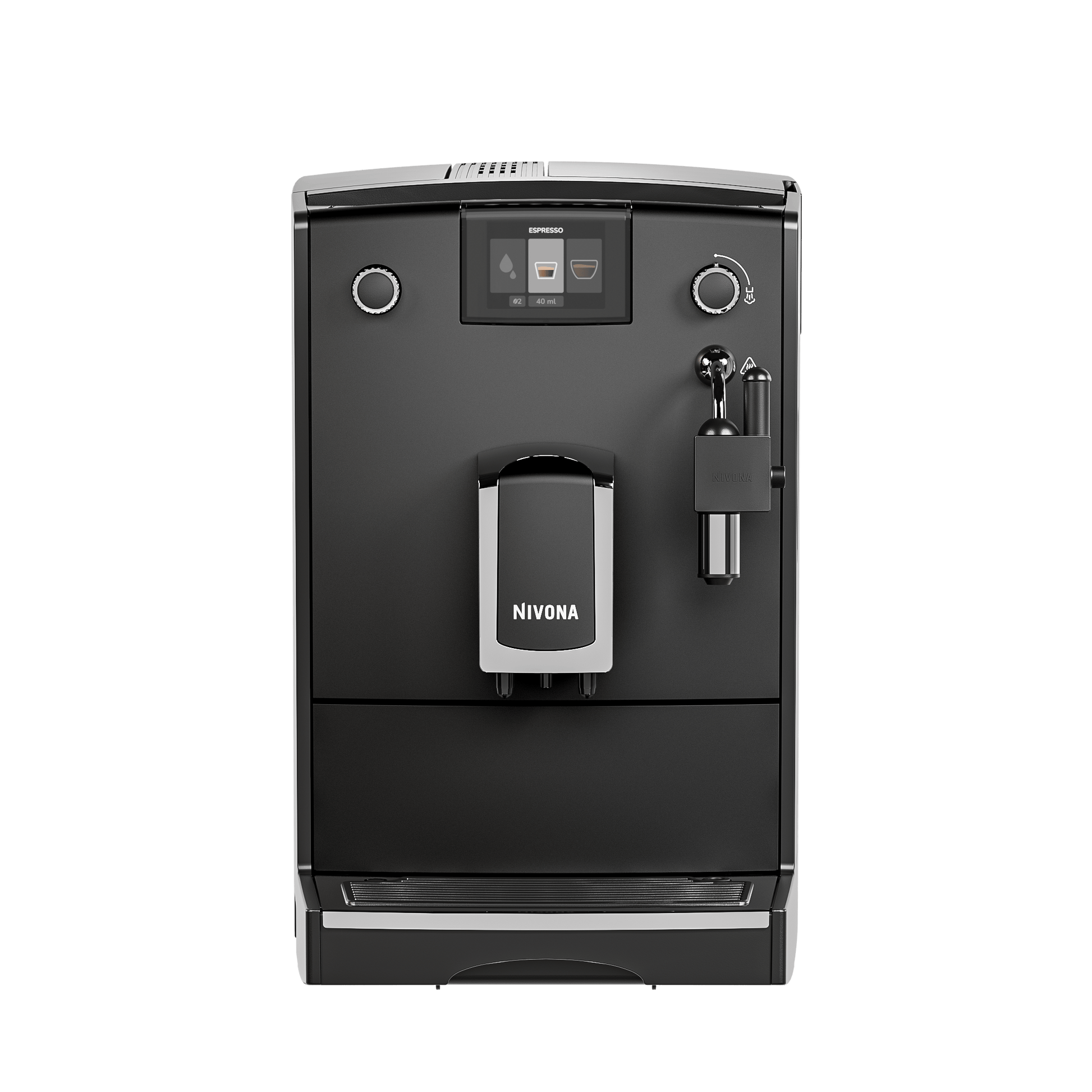 Nivona NICR 5'50 Mattschwarz – Chrom – Kaffeevollautomat Kaffeevollautomat Nivona - Rheinland.Coffee