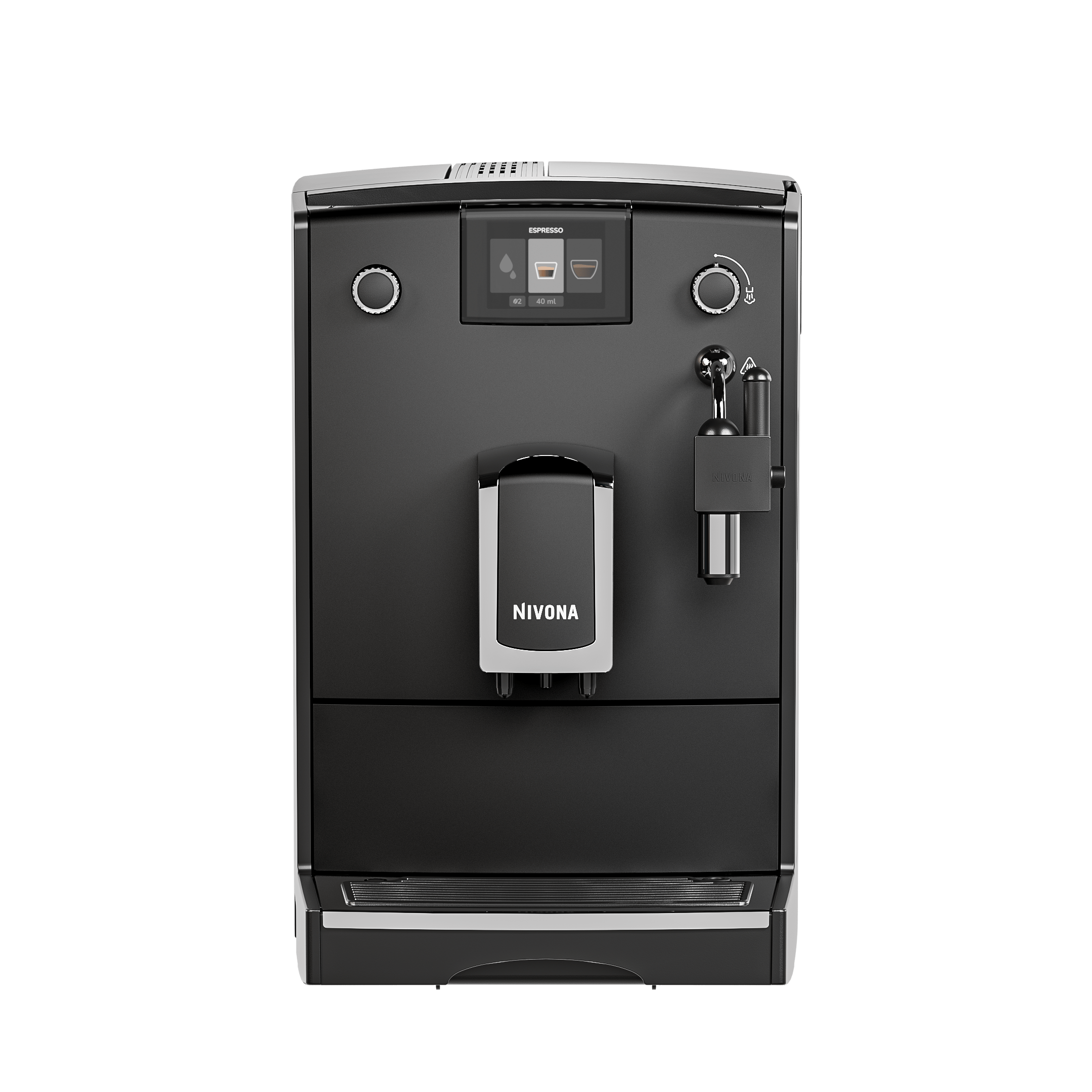 Nivona NICR 5'50 Mattschwarz – Chrom – Kaffeevollautomat Kaffeevollautomat Nivona - Rheinland.Coffee