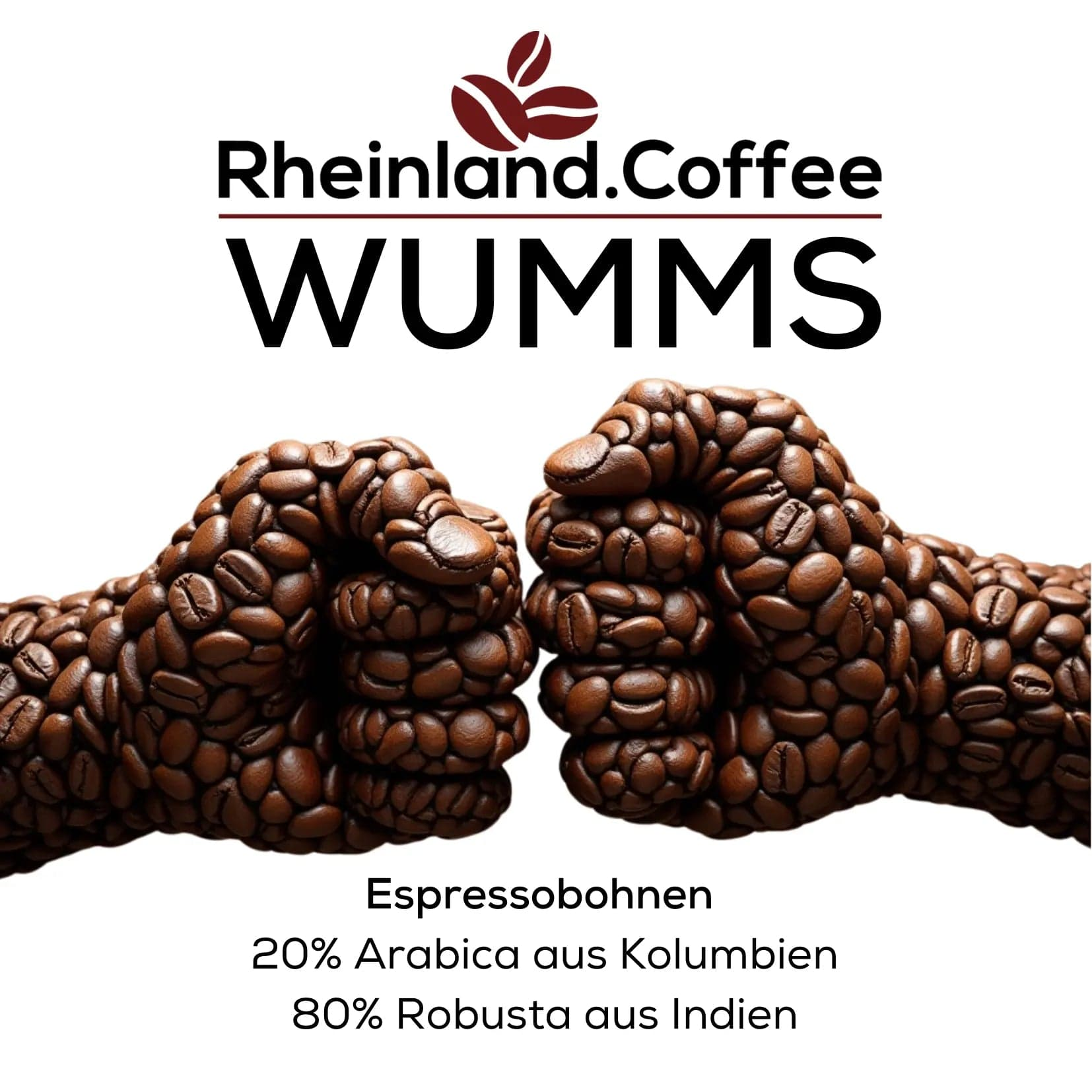 WUMMS - Espressobohnen dunkle Schokolade, Nougat und Nüsse Kaffee Rheinland.Coffee - Rheinland.Coffee