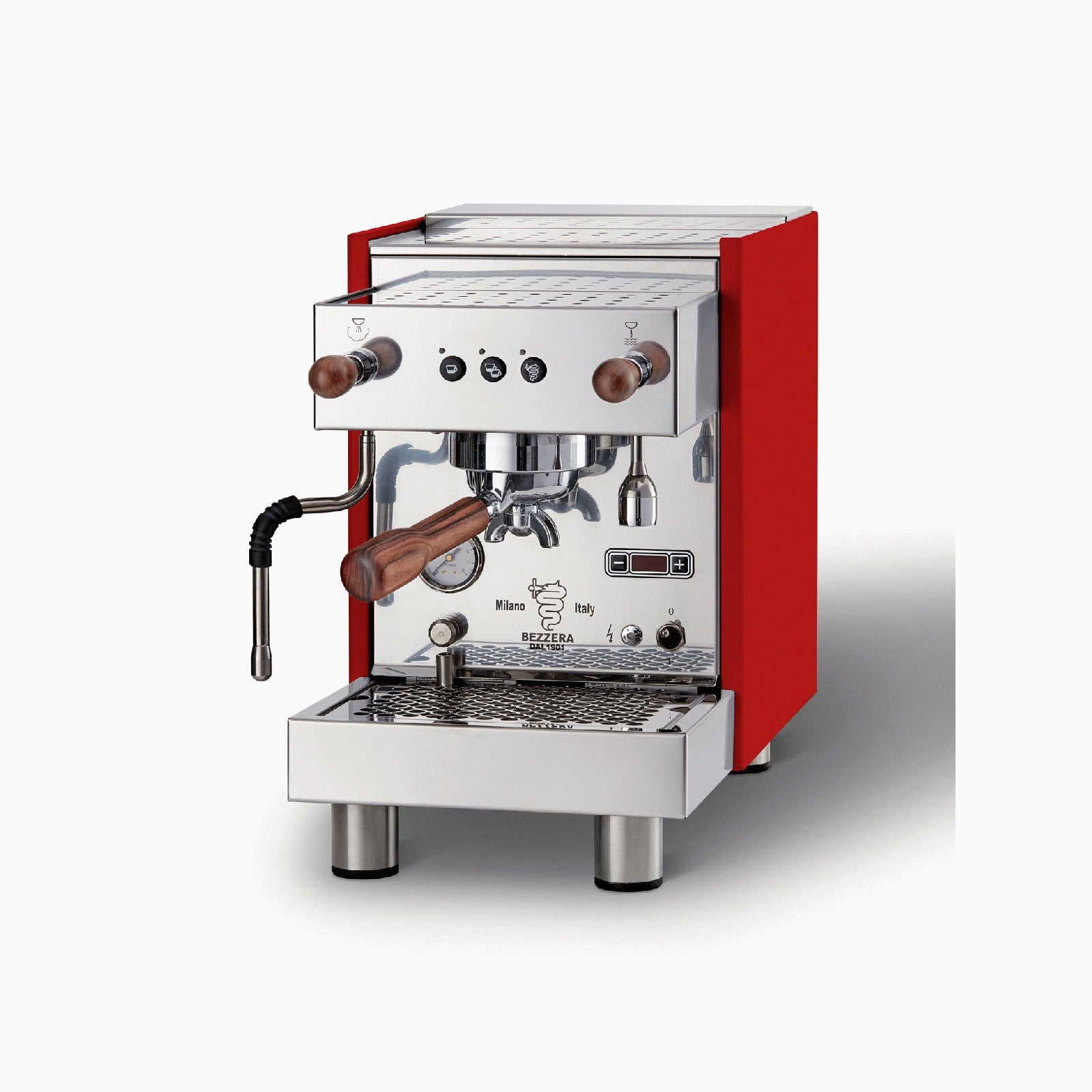 Bezzera Crema PM PID – Einkreiser mit Temperatursteuerung - DE PID, Rot
