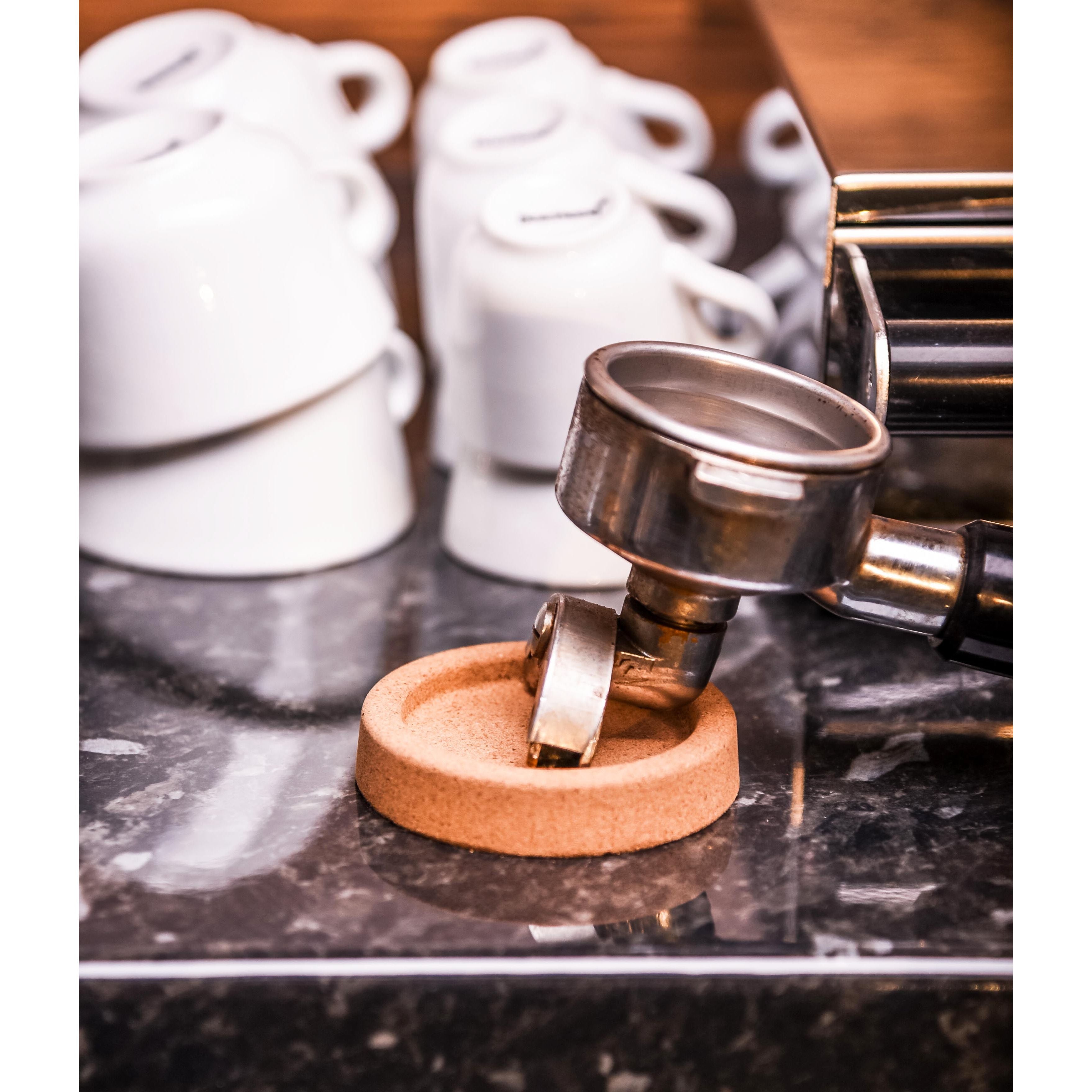 Tamper Abstellplatz - Recycelter Kork Tamper Matte JoeFrex    - Rheinland.Coffee