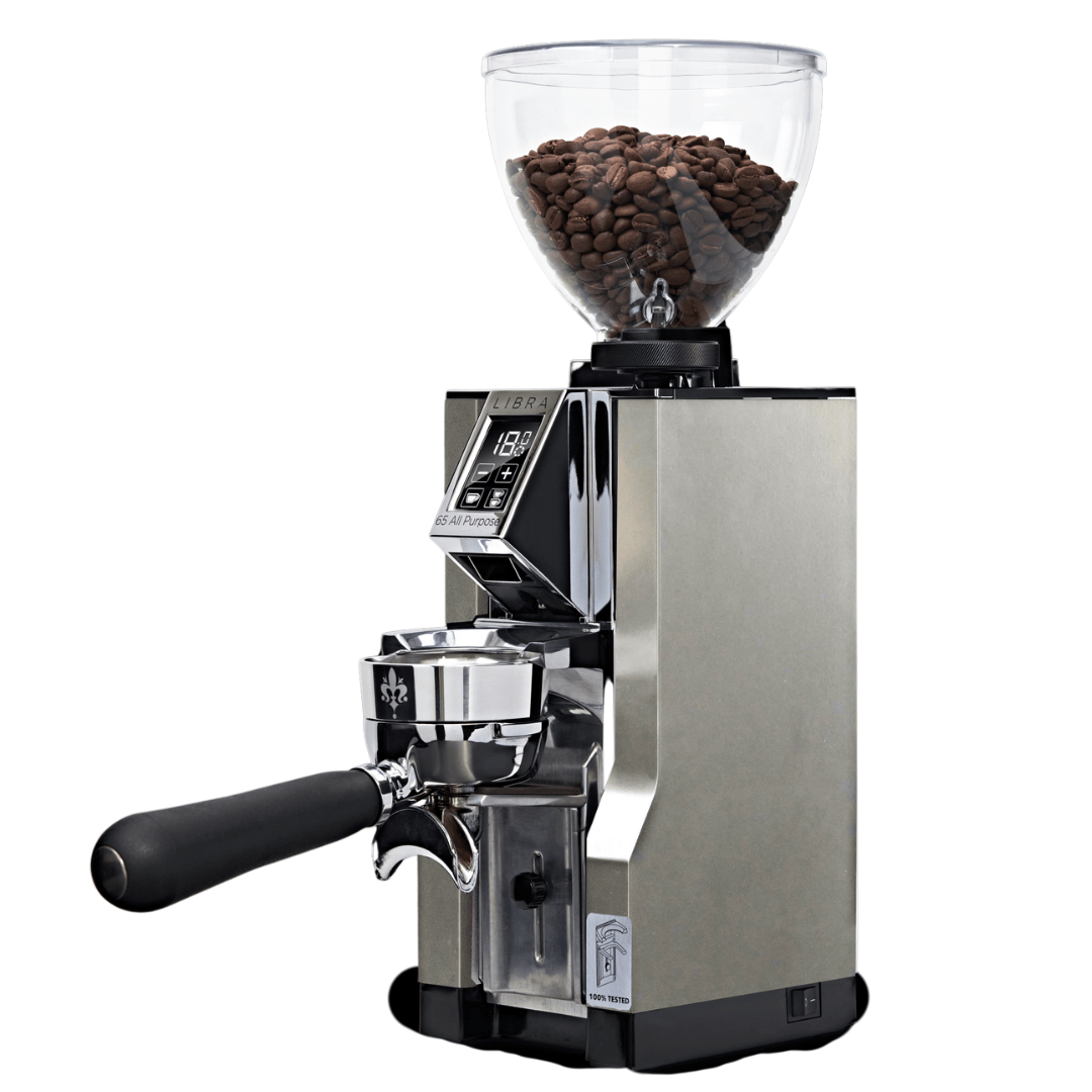 Eureka Mignon LIBRA 65 ALL Purpose - Grind by weight mit Waage Kaffeemühlen Eureka Chrom - Rheinland.Coffee