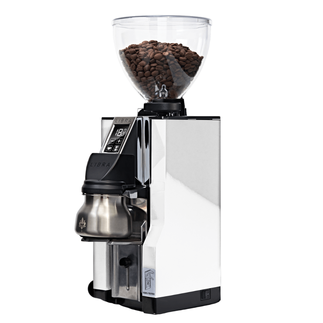 Eureka Mignon LIBRA 65 ALL Purpose - Grind by weight mit Waage Kaffeemühlen Eureka Weiß - Rheinland.Coffee