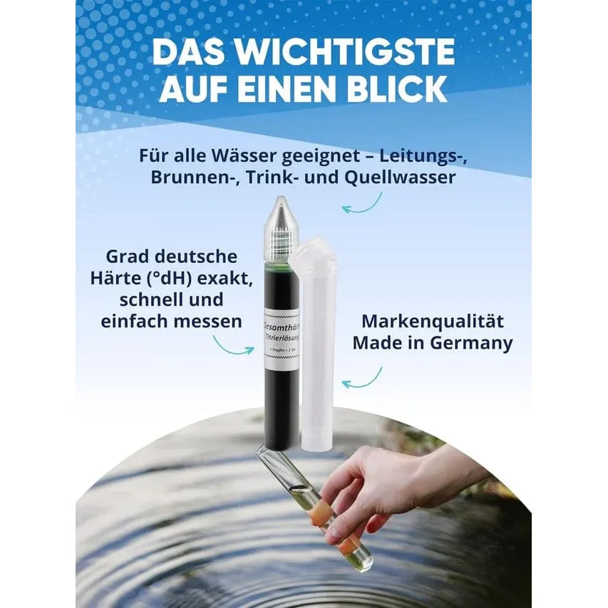 AGUALEVE Wasserhärte Test - Grad deutscher Härte Reiniger und Entkalker Agualeve - Rheinland.Coffee