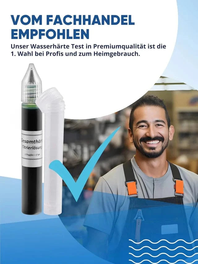 AGUALEVE Wasserhärte Test - Grad deutscher Härte Agualeve Reiniger und Entkalker Rheinland Coffee