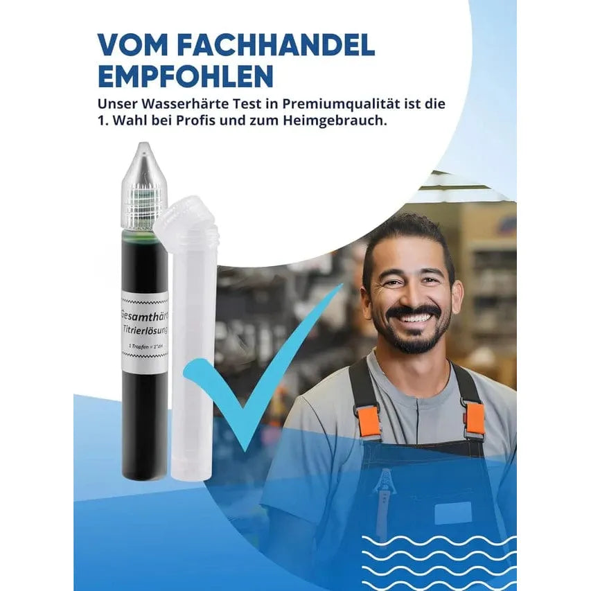 AGUALEVE Wasserhärte Test - Grad deutscher Härte Reiniger und Entkalker Agualeve - Rheinland.Coffee