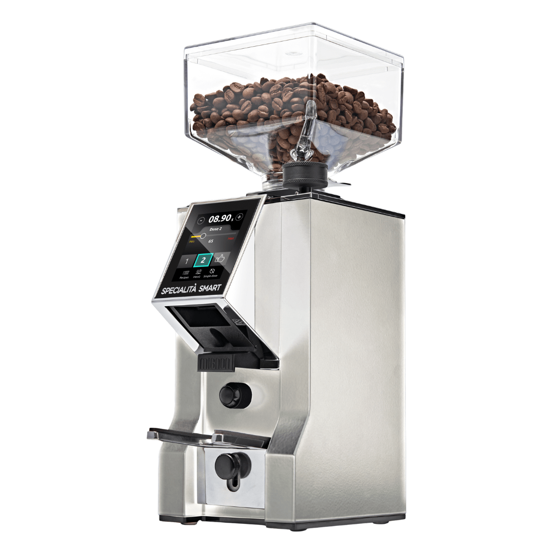 Eureka Mignon SPECIALITA SMART - mit digitalem Scheibenabstand Kaffeemühlen Eureka Chrom - Rheinland.Coffee
