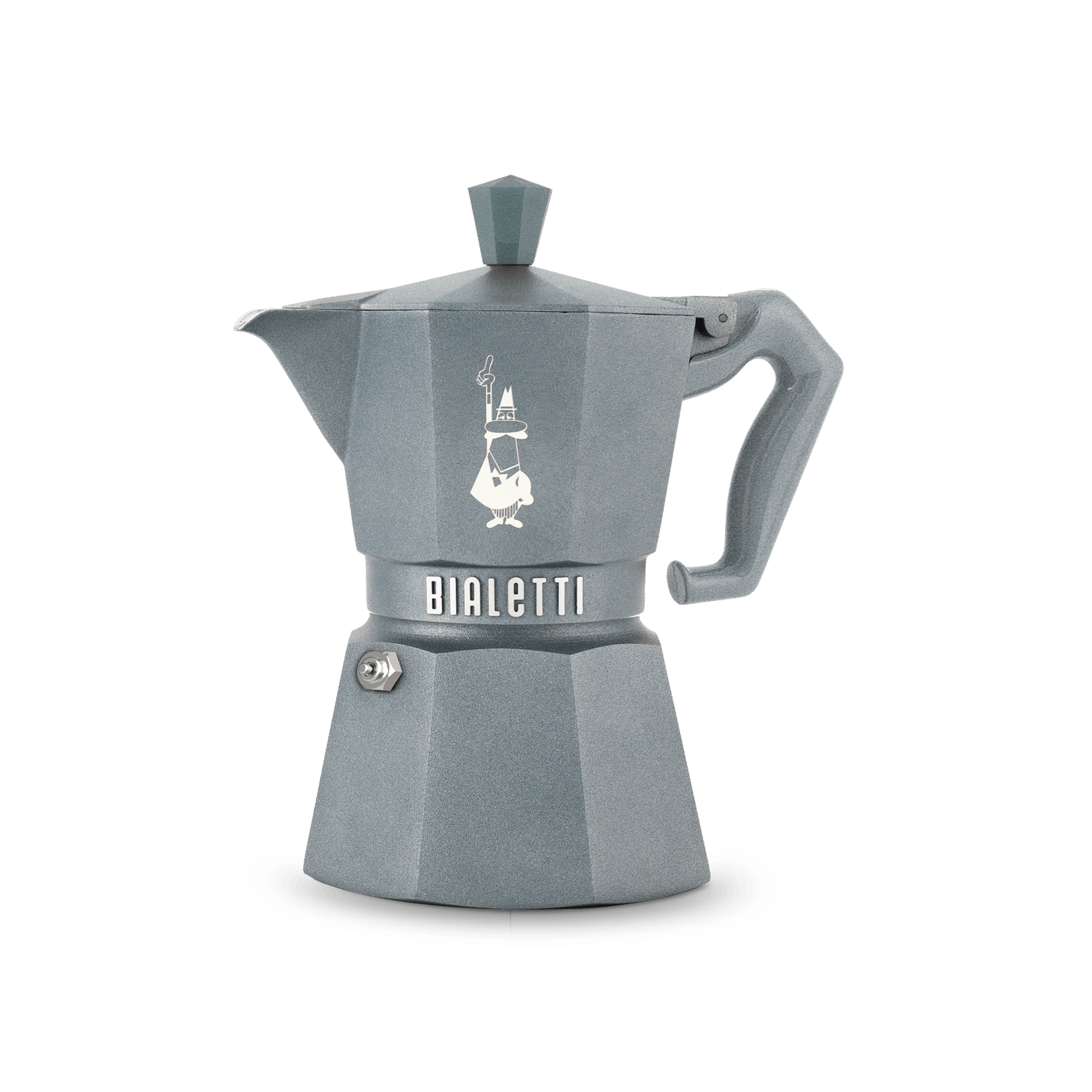 Bialetti Exclusive Moka Express Induktion Grau – Der italienische Klassiker, endlich bereit für die Moderne Mokkakanne Bialetti 3 Tassen - Rheinland.Coffee